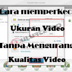 cara kompres video
