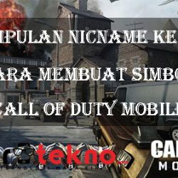 nickname keren dan cara buat nickname keren cod mobile