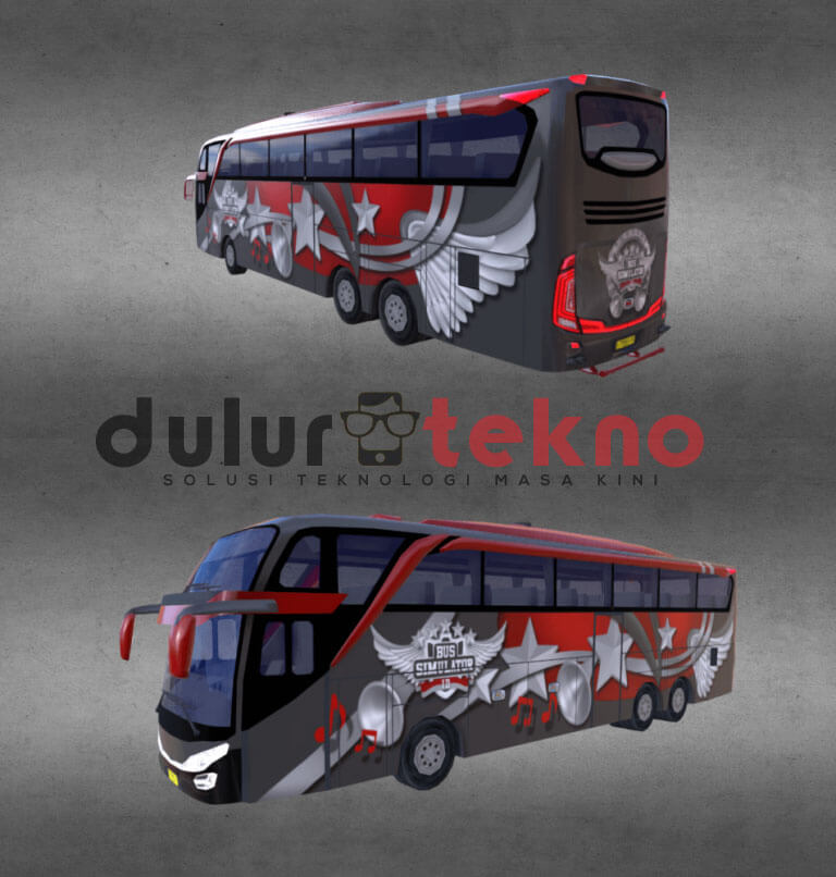  Livery  Bussid Elf  Kaca Bening livery  truck anti gosip