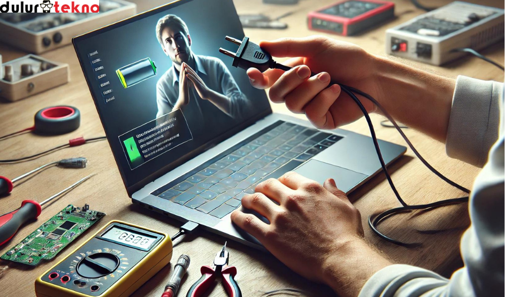penyebab charger laptop tidak mengisi