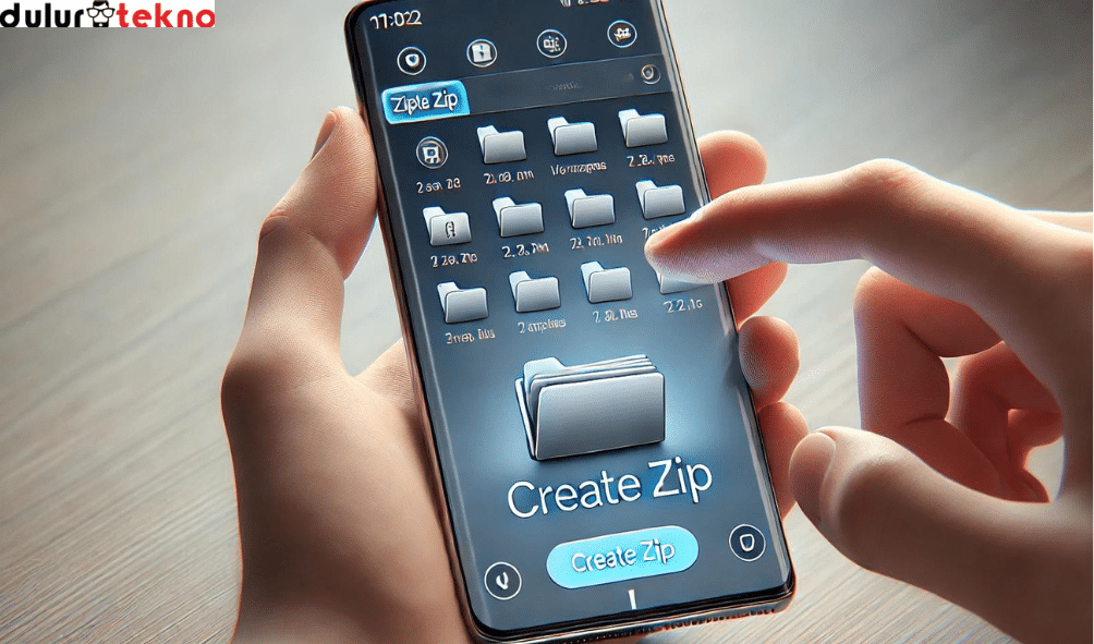cara membuat zip di hp 2