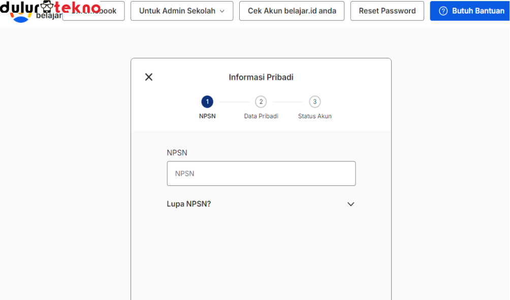 Cara Membuat Akun Belajar.id untuk Guru 2