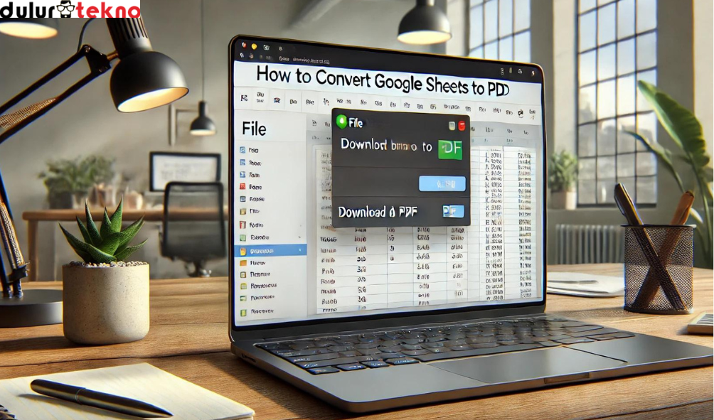 Cara Mengonversi File Google Sheets ke PDF