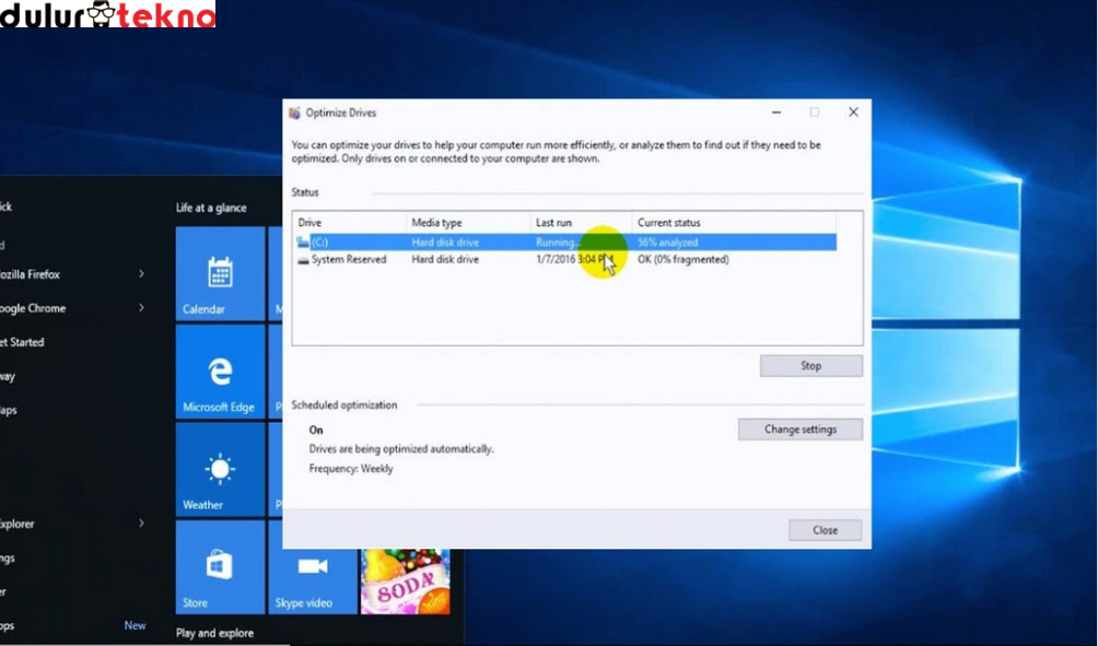 Cara Defrag Hard Disk di Windows 10