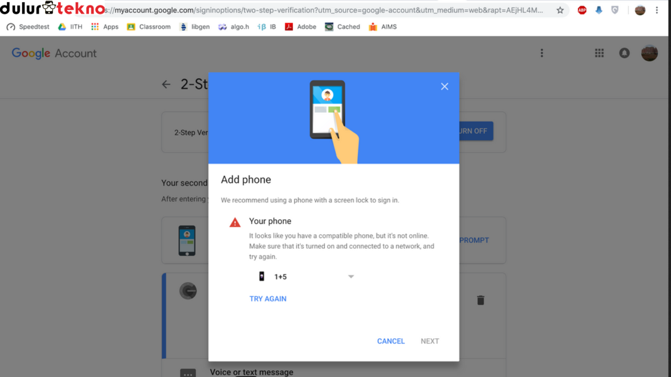 Cara Mengaktifkan 2-Step Verification di Gmail