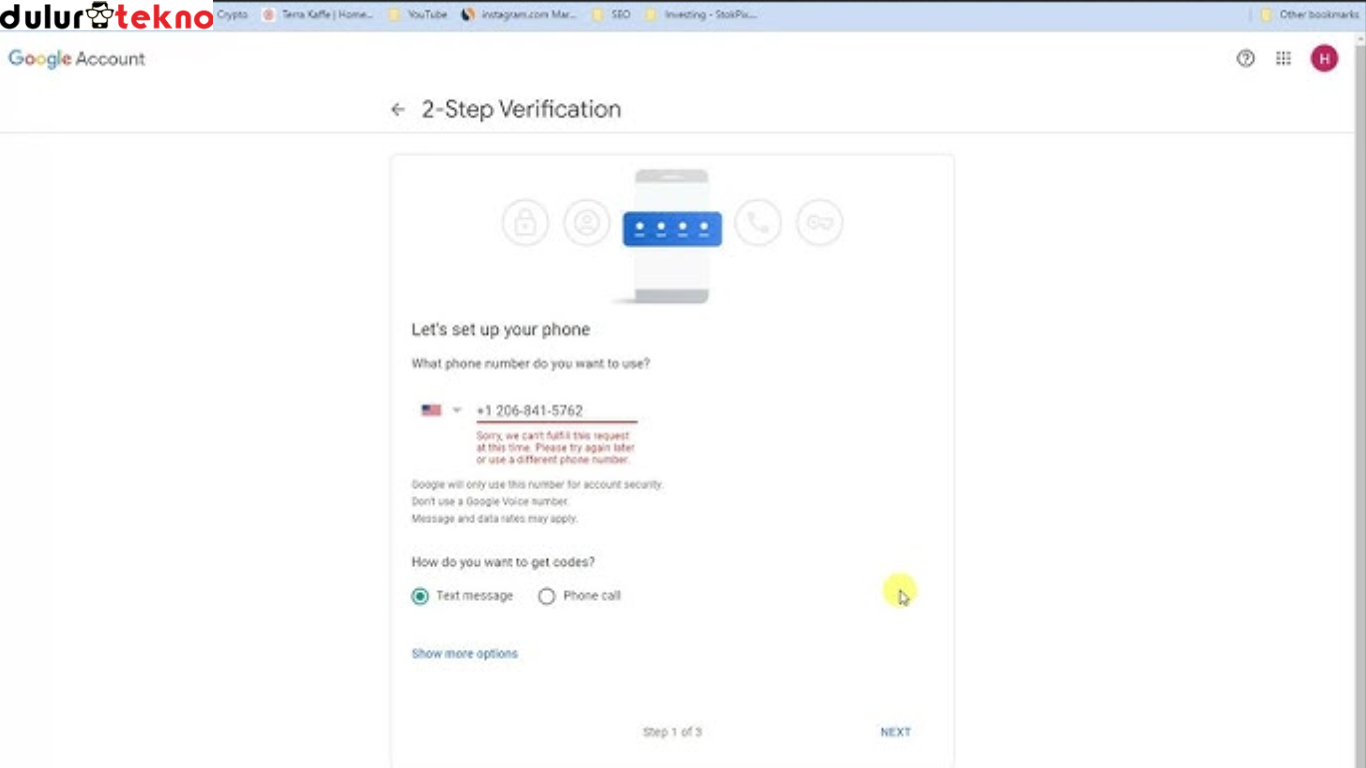 Cara Mengaktifkan 2-Step Verification di Gmail