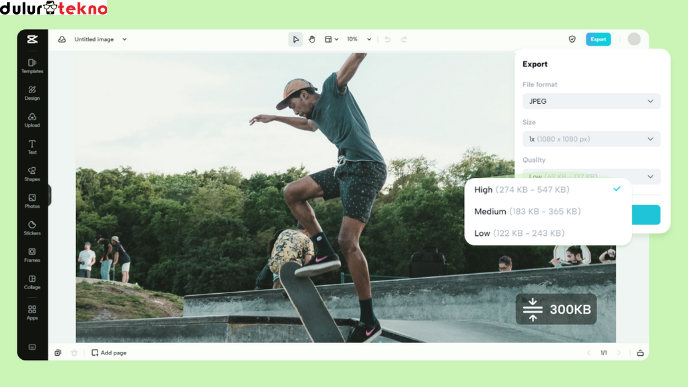 cara mengubah ukuran foto menjadi 300kb di HP