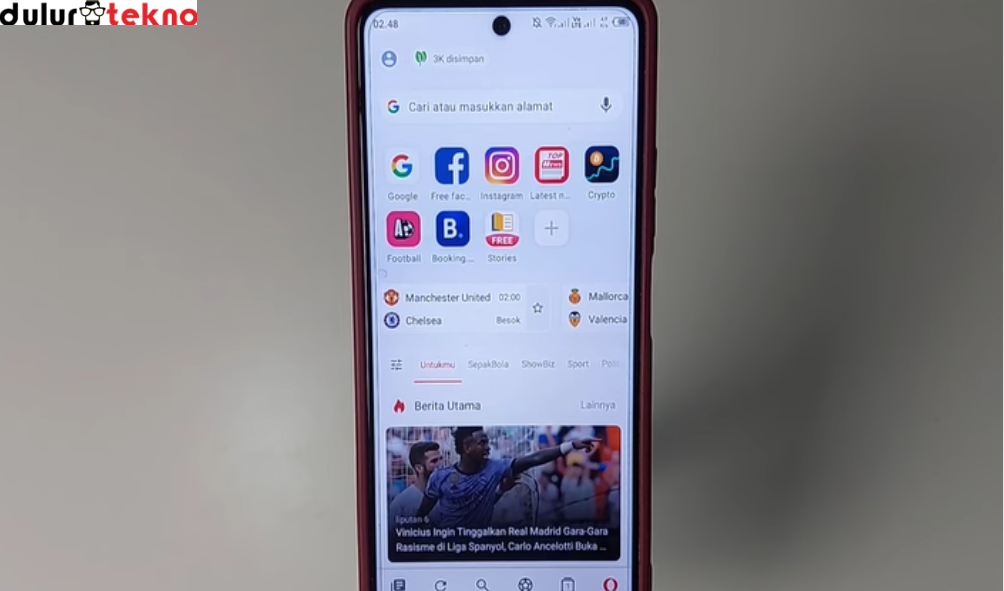 Cara Mengaktifkan Speed Dial di Opera Mini