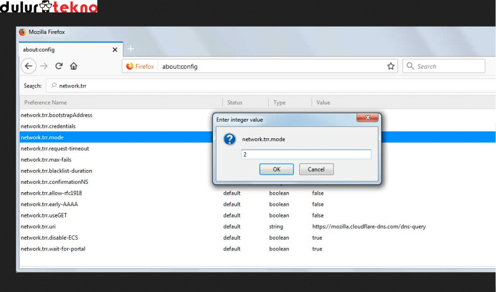 Cara Mengaktifkan Fitur DNS over HTTPS di Mozilla Firefox