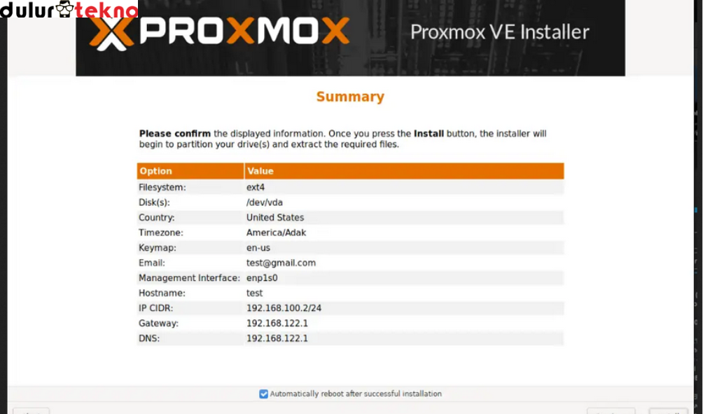 Cara Install Proxmox di Linux