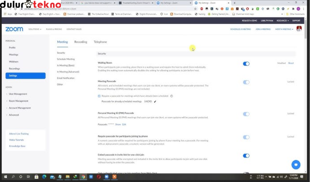 Cara Membuat Link Zoom Meeting Gratis