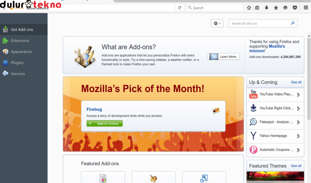 Cara Menggunakan Mozilla Firefox dengan Add-ons