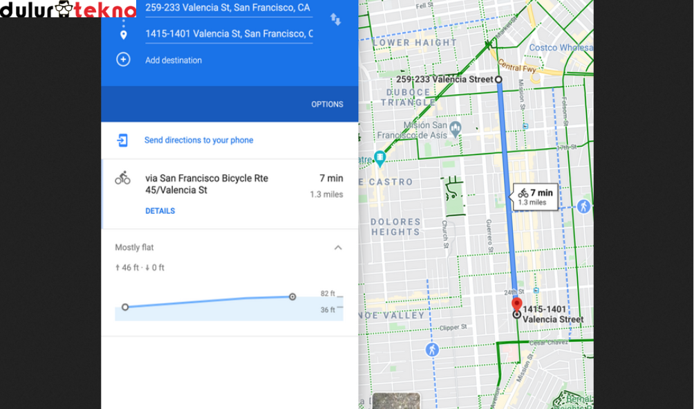 Cara Menggunakan Mode Sepeda di Google Maps