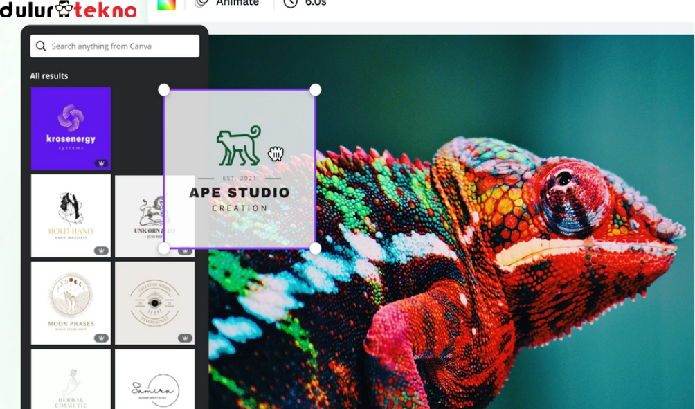 Cara Menambahkan Watermark di Canva