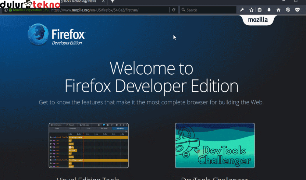 Cara Menggunakan Mozilla Firefox Developer Edition