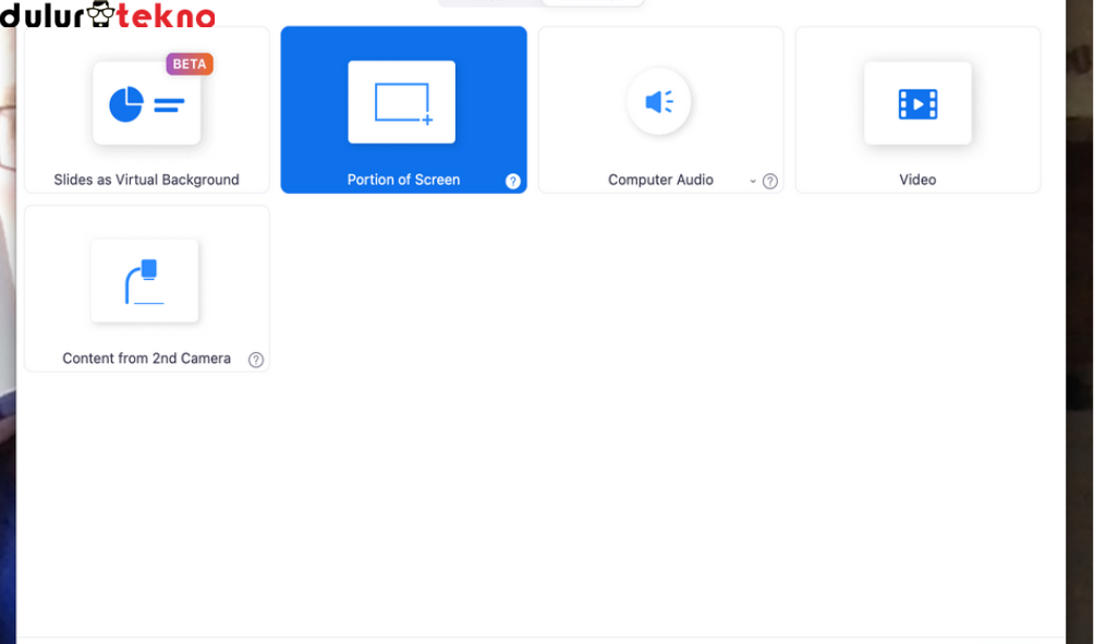 Cara Share Screen di Zoom di HP