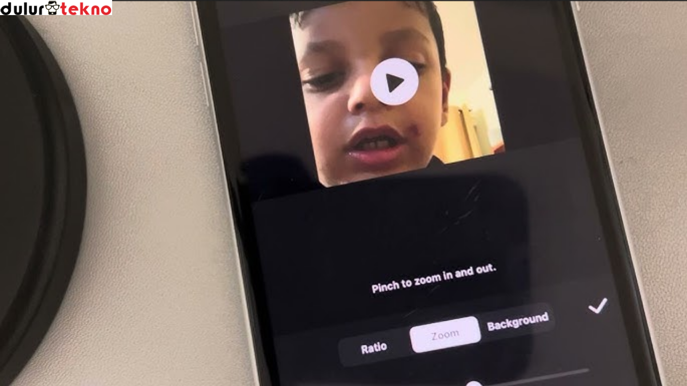 Cara Zoom Video di InShot