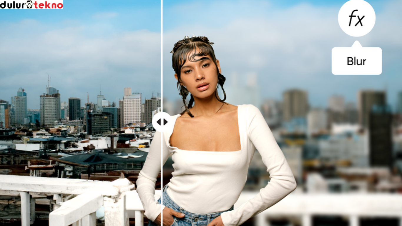 Cara Blur Wajah di PicsArt