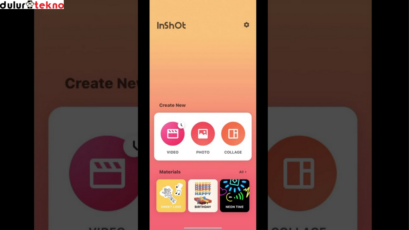 cara menghilangkan suara video di InShot