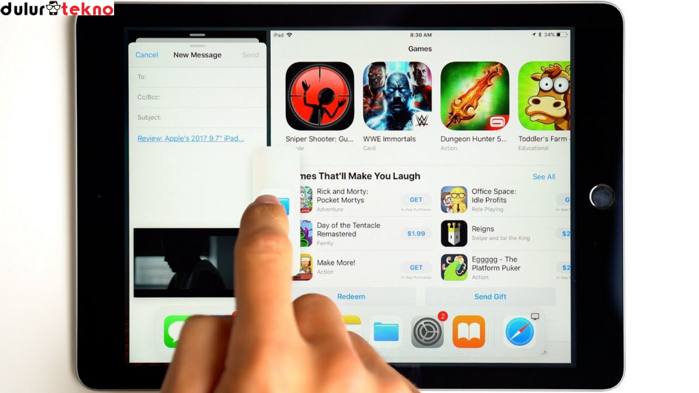 cara split screen di iPad