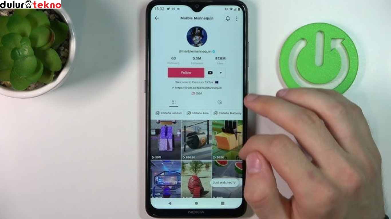 cara membuat koleksi video favorit di TikTok