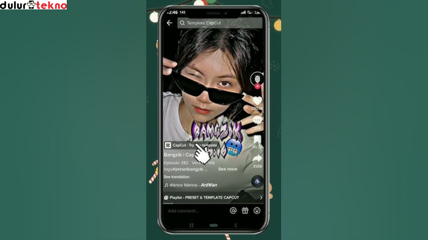 Cara Menggunakan Template TikTok
