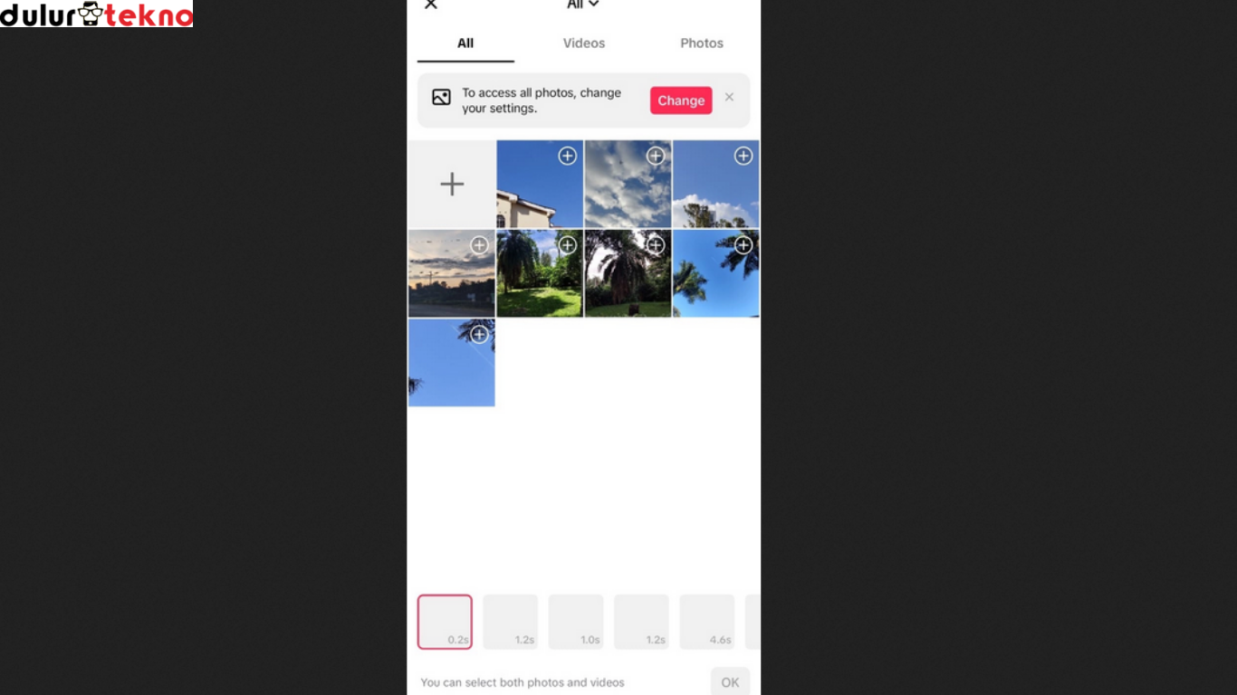 Cara Membuat Slide Foto di TikTok
