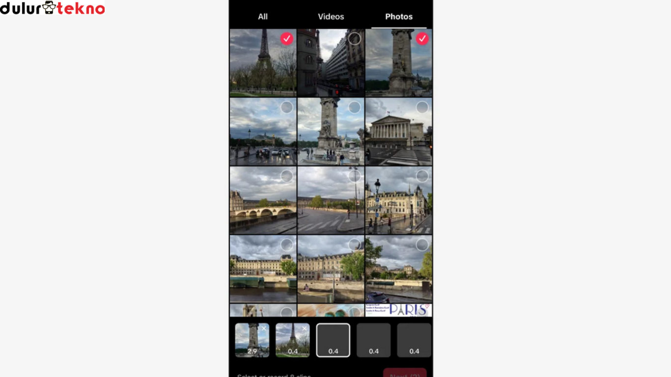 Cara Membuat Slide Foto di TikTok