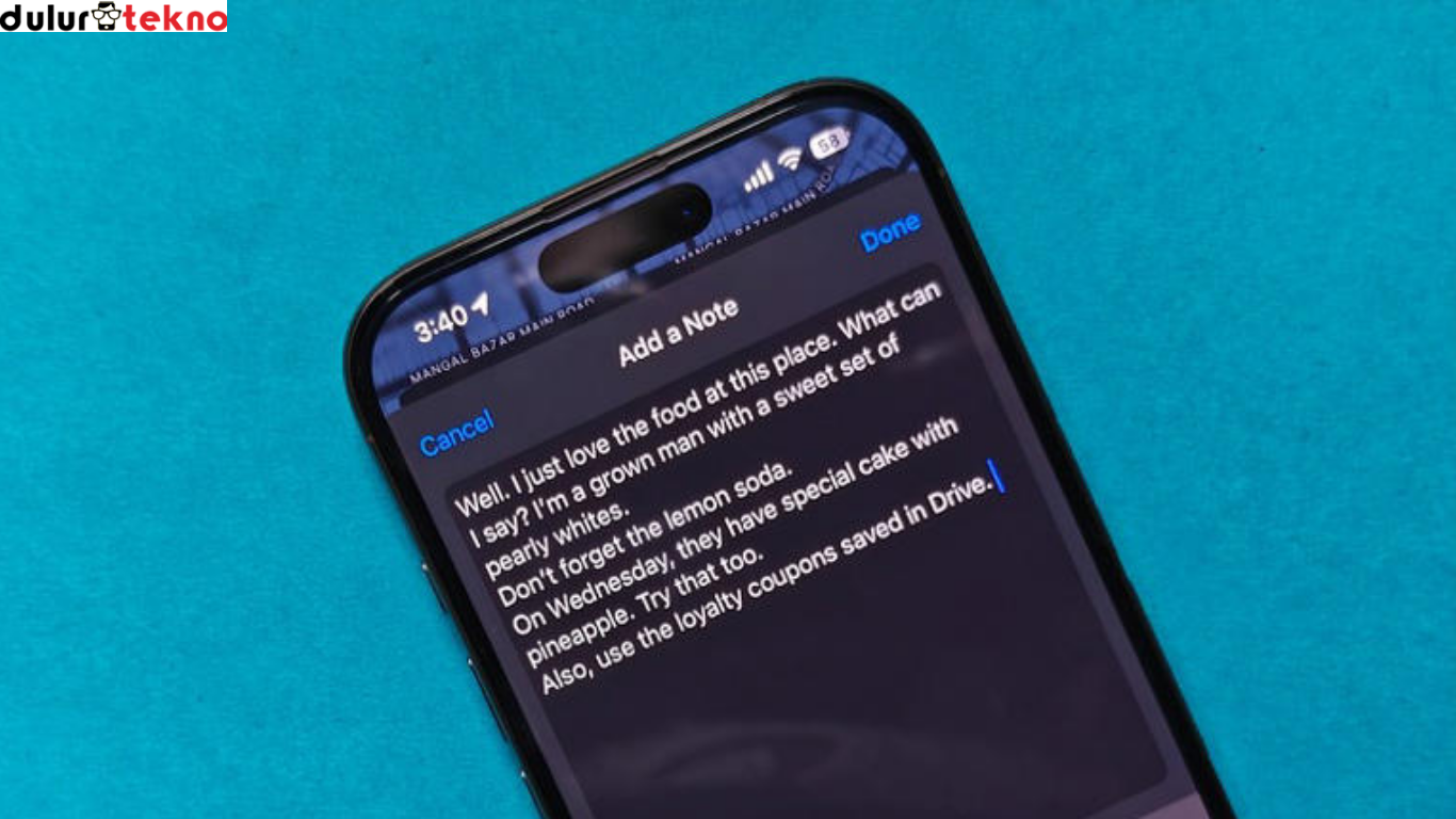 Cara Menambahkan Catatan di Apple Maps