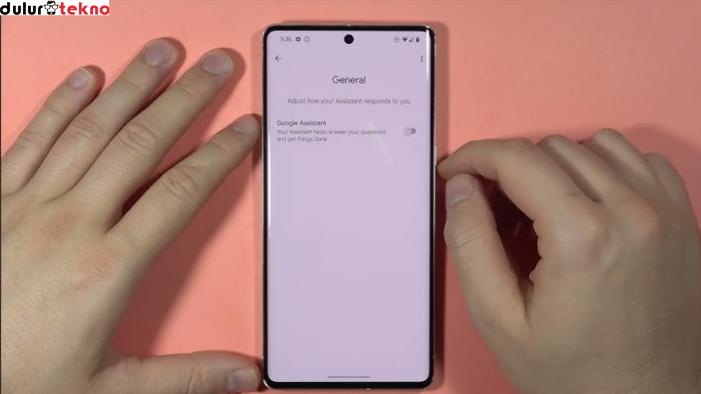 cara menonaktifkan Google Assistant di Android
