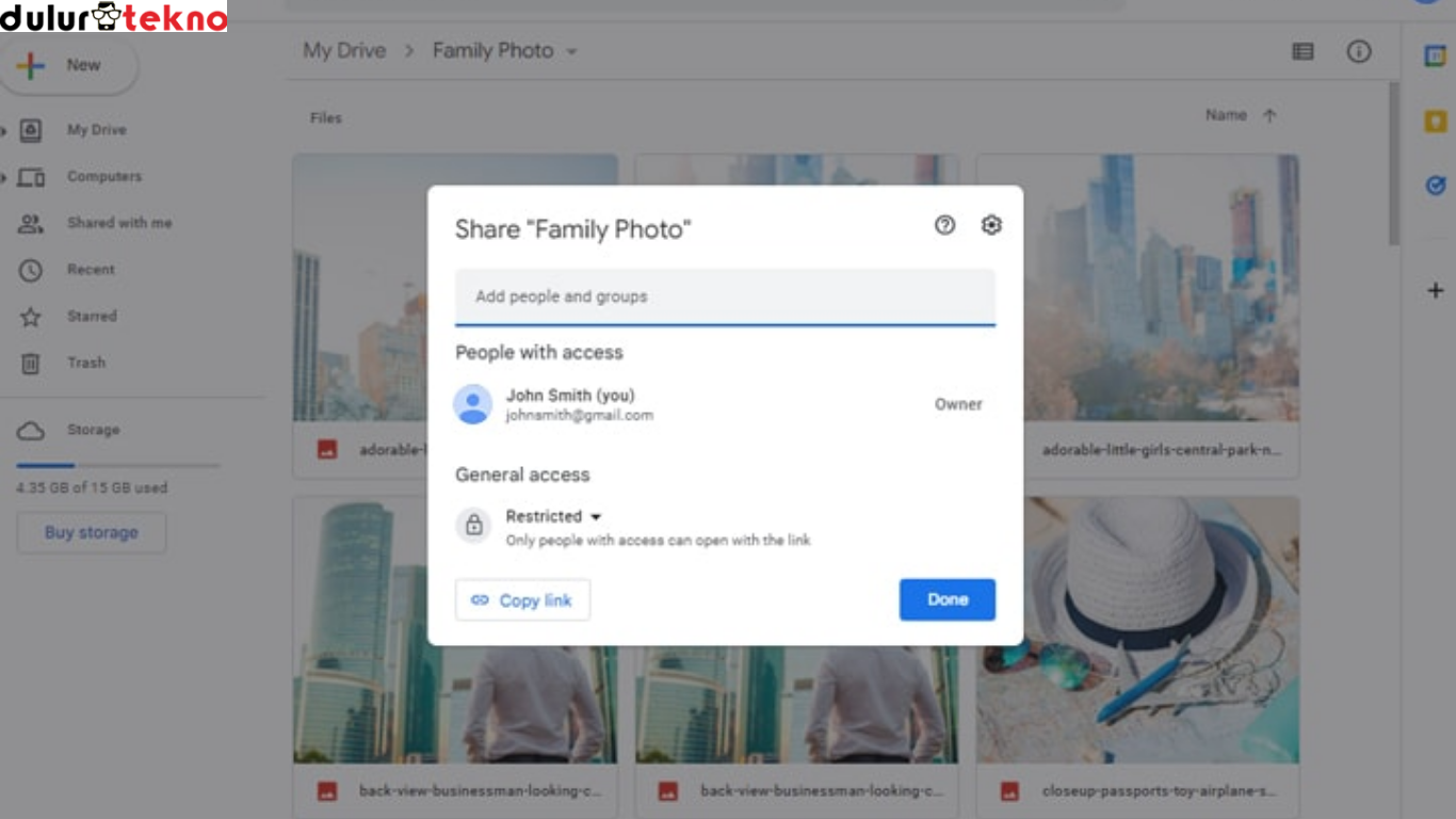 Cara Memasukan Foto ke Google Drive