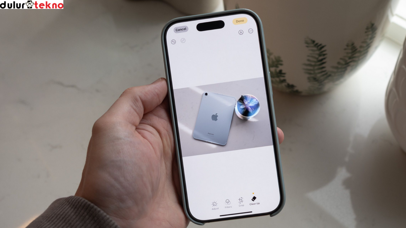 cara gunakan fitur Clean Up Magic Editor iPhone