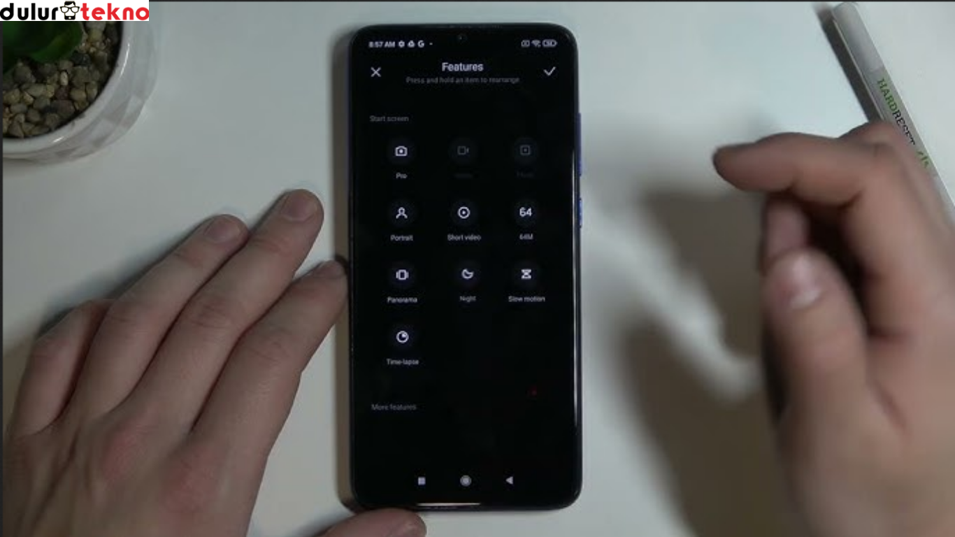 cara mengaktifkan Mode Saku Xiaomi