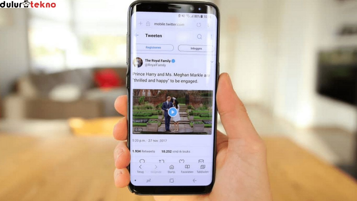 cara download video Twitter di iPhone