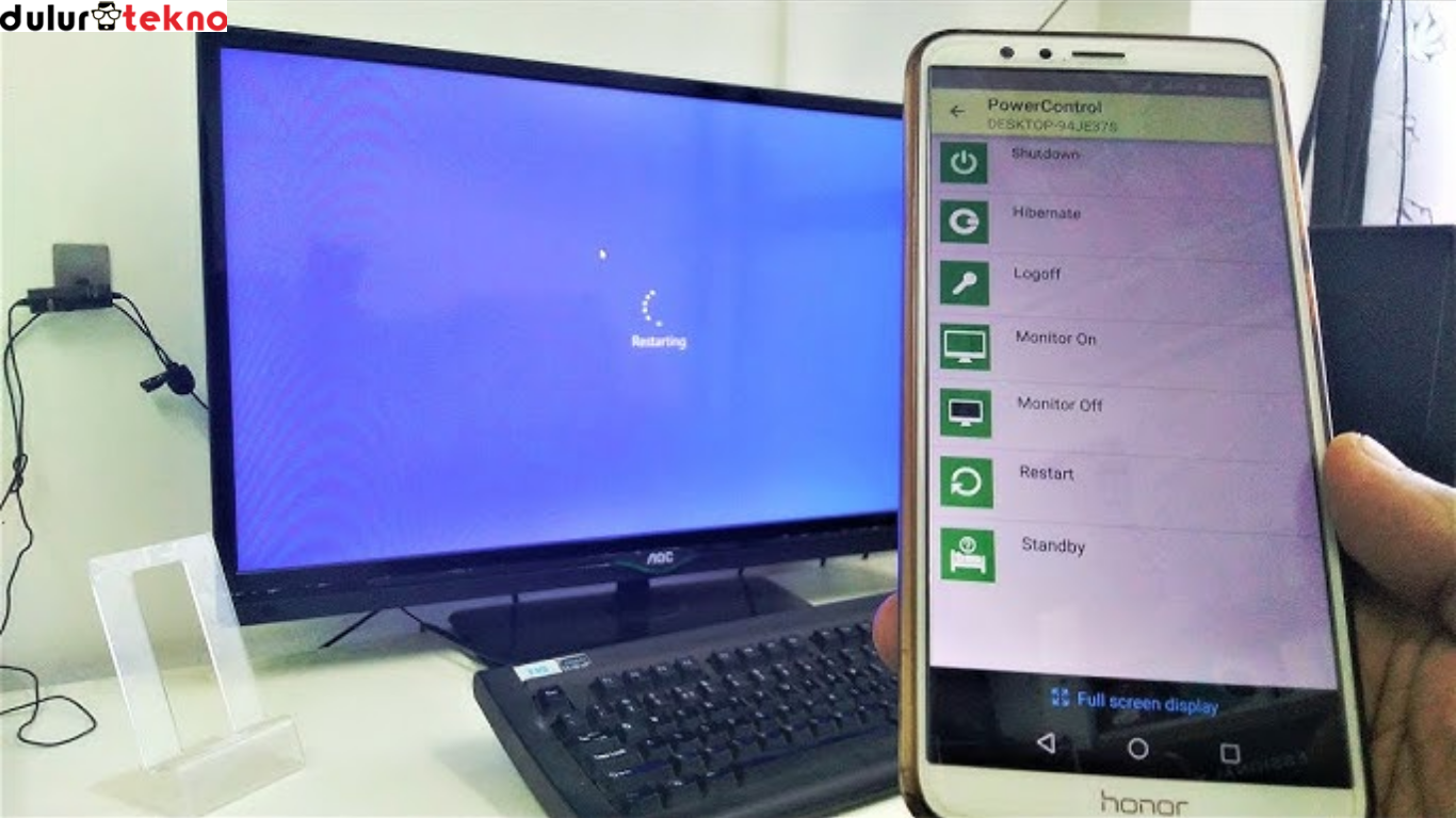 Cara Mengendalikan Komputer dari HP