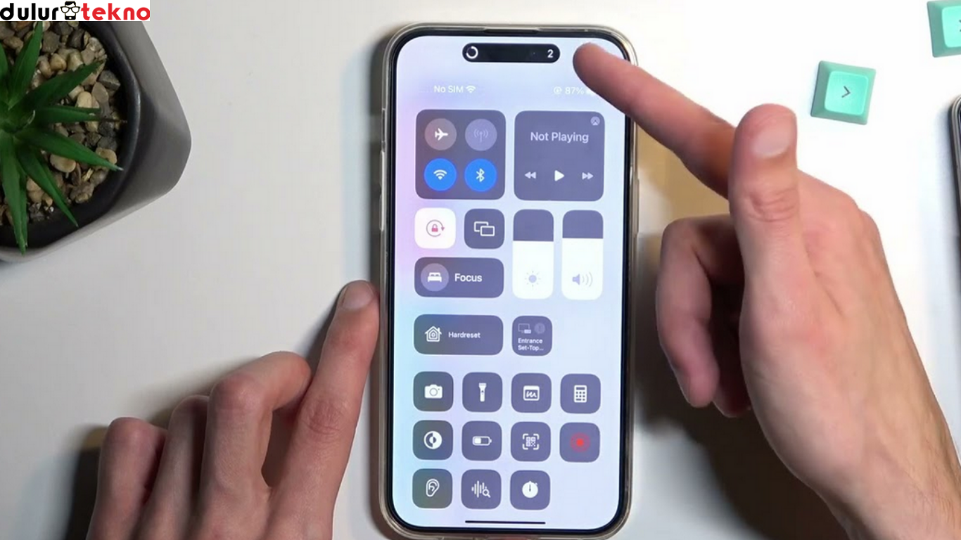 cara merekam layar di iPhone