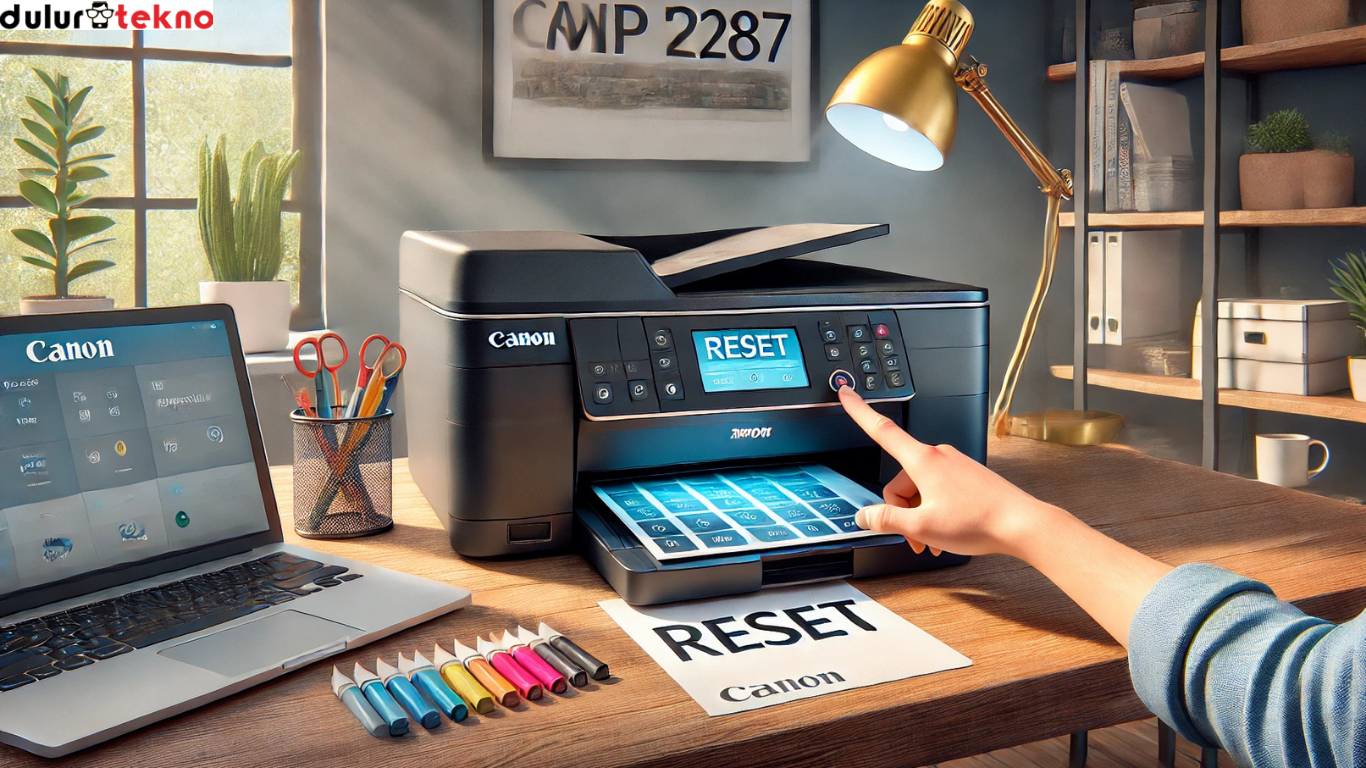 cara reset printer Canon MP287 tanpa software