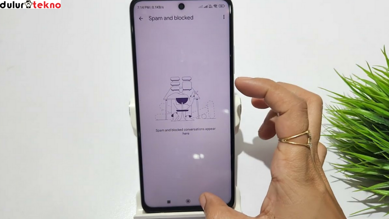 cara blokir SMS di hp Xiaomi