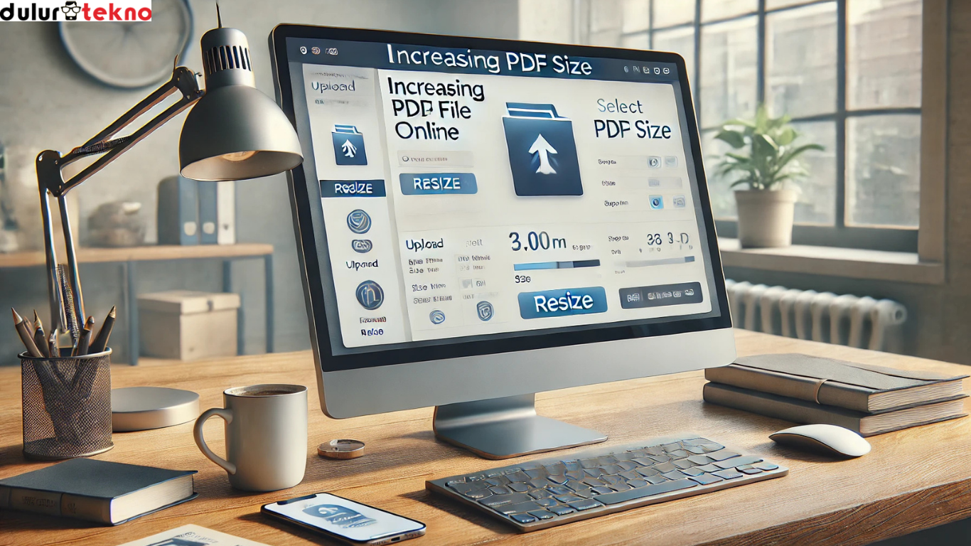 cara memperbesar ukuran PDF online