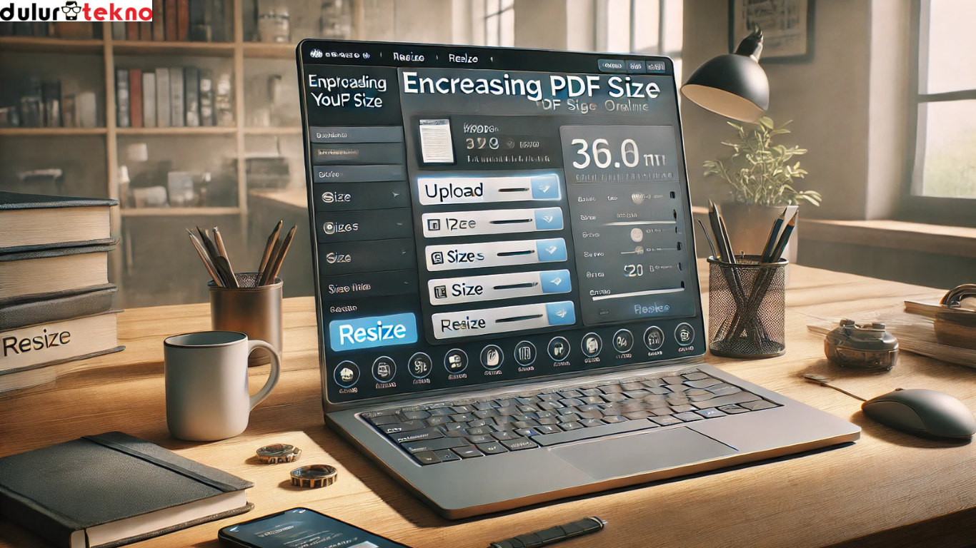 cara memperbesar ukuran PDF online